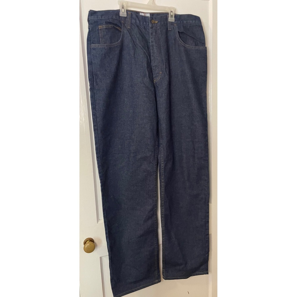Tyndale Flame Resistant FR‎ Jeans Mens Dark Wash Denim Work Pants NEW 40x36